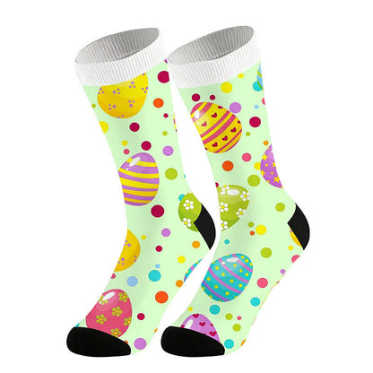 Chaussettes pastel œuf de Pâques - Vert - UE36-44 (US3-10) - image 3