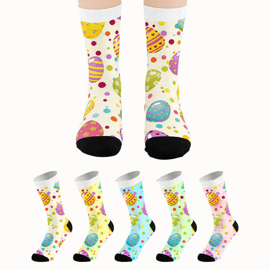 Chaussettes pastel œuf de Pâques - image 0