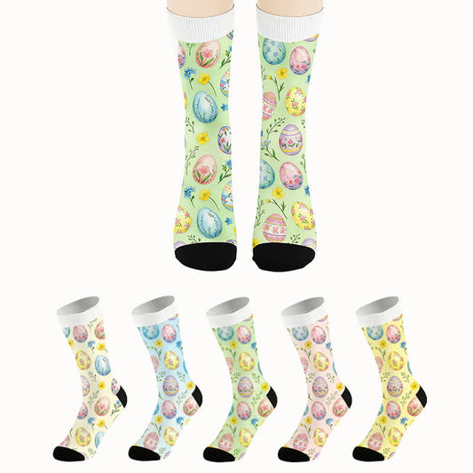 Chaussettes pastel œuf de Pâques (2 paires) - image 0