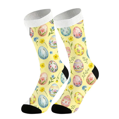 Chaussettes pastel œuf de Pâques (2 paires) - Jaune - UE36-44 (US3-10) - image 5