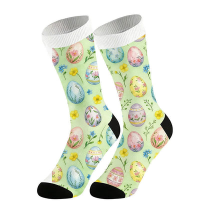 Chaussettes pastel œuf de Pâques (2 paires) - Vert - UE36-44 (US3-10) - image 4