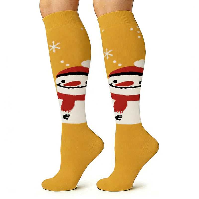 Chaussettes de compression motif élan, bonhomme de neige et ours (6 paires) - image 7