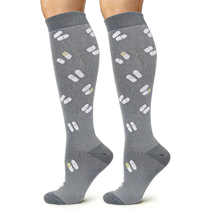Chaussettes de compression à imprimé médical (5 paires) - image 6