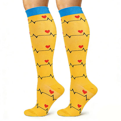 Chaussettes de compression à imprimé médical (5 paires) - image 3