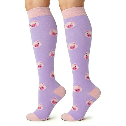 Chaussettes de compression licorne (4 paires) - image 3