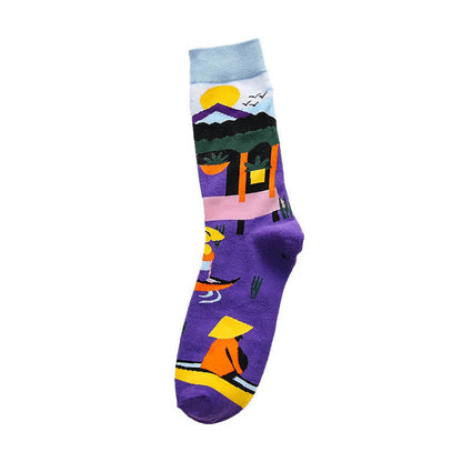 Chaussettes à motifs de dessins animés (4 paires) - image 6