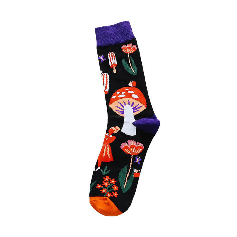 Chaussettes à motifs de dessins animés (4 paires) - image 3
