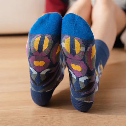 Chaussettes imprimées élégantes (3 paires) - image 1