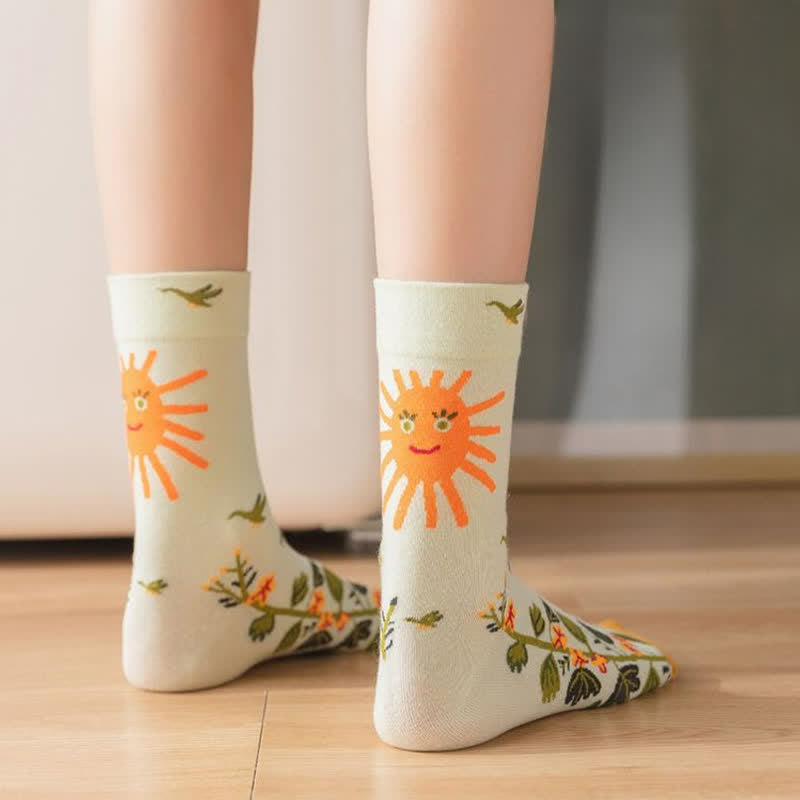 Chaussettes imprimées élégantes (3 paires) - image 3
