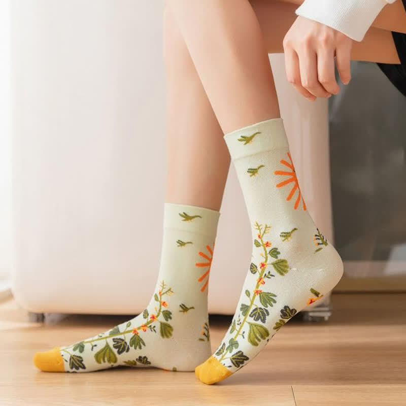 Chaussettes imprimées élégantes (3 paires) - image 2