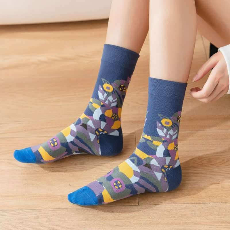 Chaussettes imprimées élégantes (3 paires) - image 7