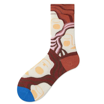 Chaussettes imprimées élégantes (3 paires) - image 10