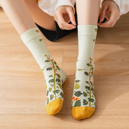 Chaussettes imprimées élégantes (3 paires) - image 4