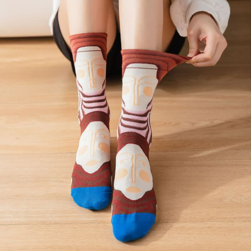 Chaussettes imprimées élégantes (3 paires) - image 5