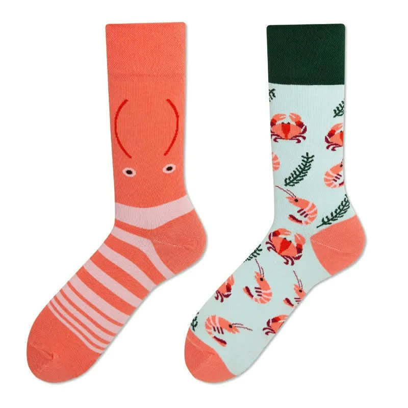 Chaussettes courtes Crabe Crevette - image 1