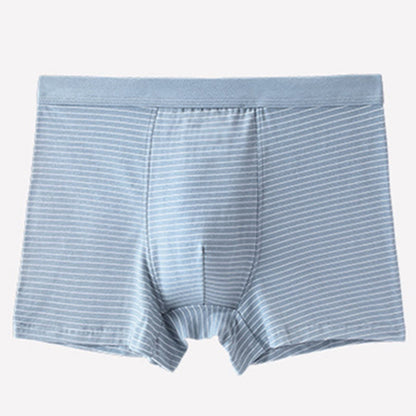 Boxers à rayures en coton - Bleu clair - 9XL - image 5