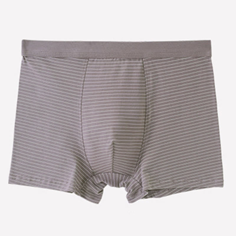 Boxers à rayures en coton - Kaki - 9XL - image 2