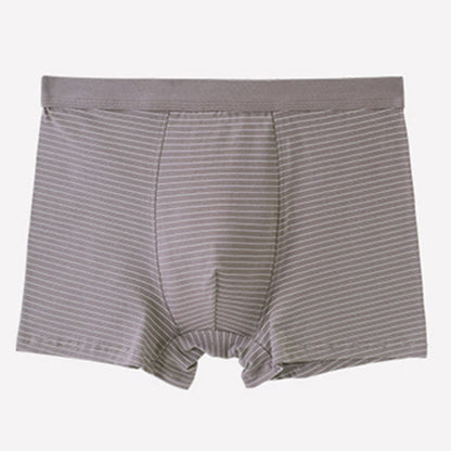 Boxers à rayures en coton - Kaki - 9XL - image 2