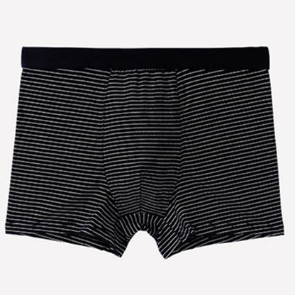 Boxers à rayures en coton - Noir - 9XL - image 4