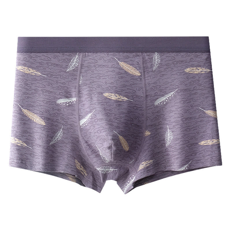 Boxers en coton et plumes - Violet clair - 9XL - image 8