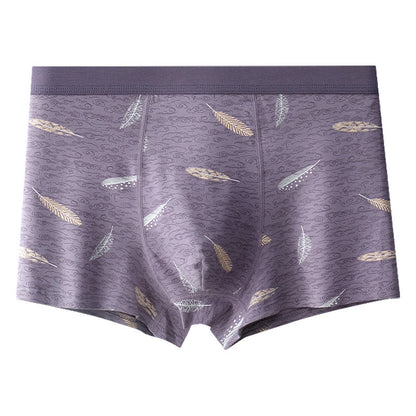 Boxers en coton et plumes - Violet clair - 9XL - image 8