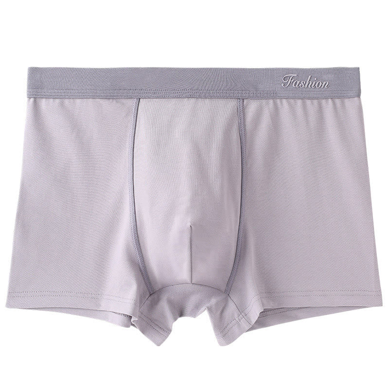 Boxers de couleur unie - Gris clair - 6XL - image 5