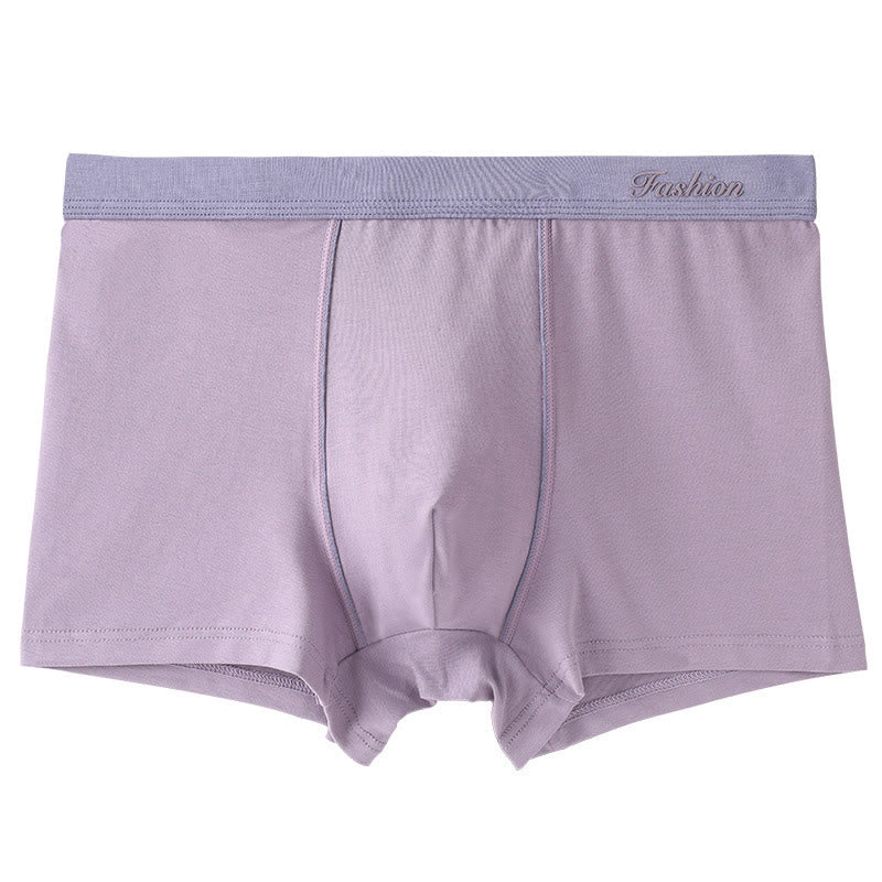 Boxers de couleur unie - Violet clair - 6XL - image 6