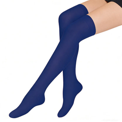 Chaussettes de compression montantes Fuchsia, bleu marine et noires (3 paires) - image 2