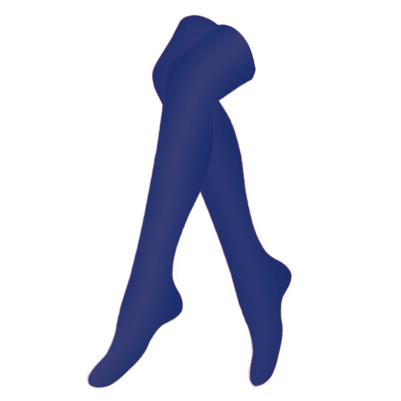 Chaussettes de compression montantes Fuchsia, bleu marine et noires (3 paires) - Bleu marine - S/M - image 8