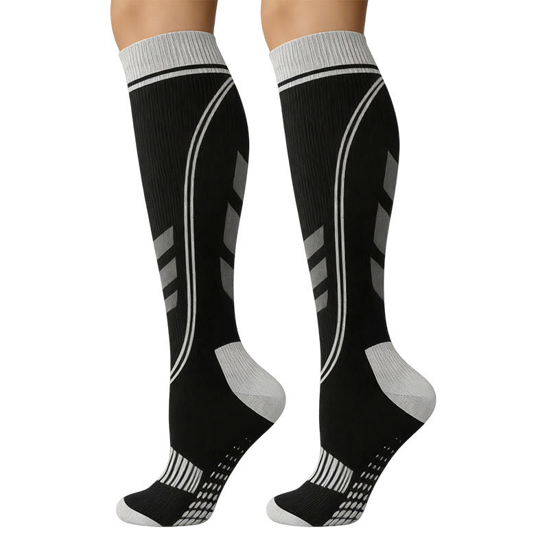 Chaussettes de compression de soutien pour le sport (5 paires) - Noir - S/M - image 6