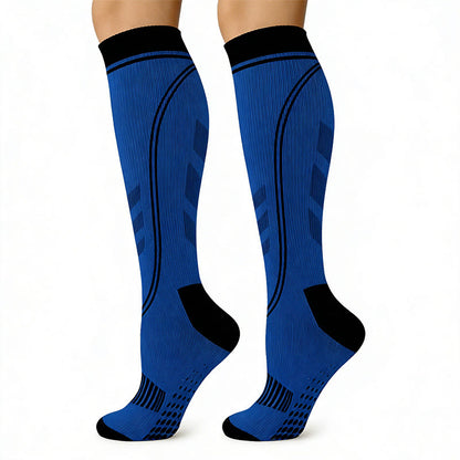 Chaussettes de compression de soutien pour le sport (5 paires) - Bleu - S/M - image 10