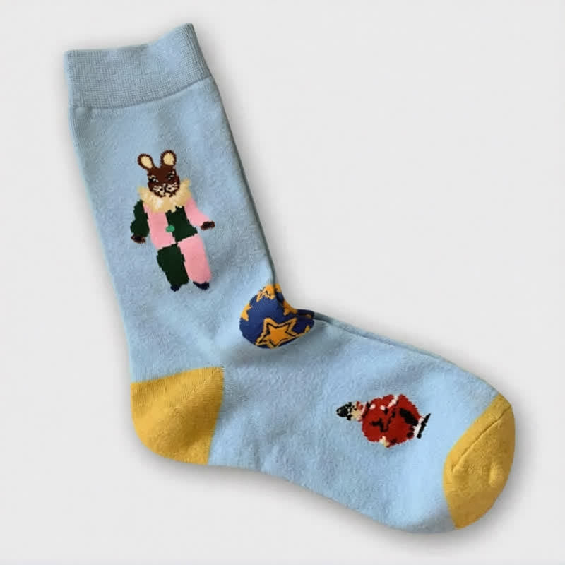 Chaussettes courtes à motif lapin de Pâques (3 paires) - image 5