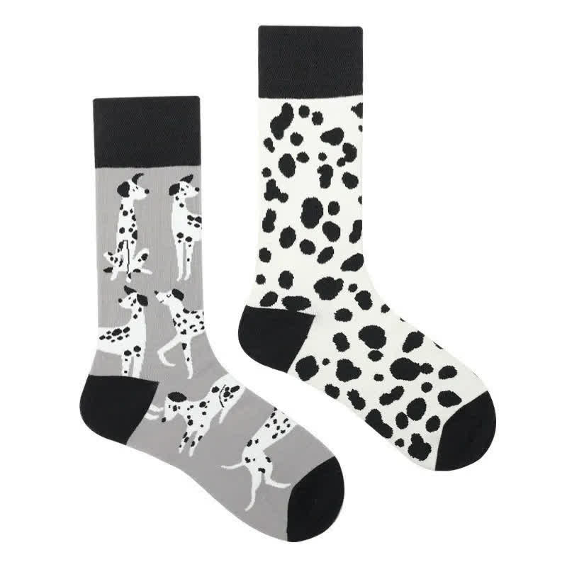 Chaussettes à motif dalmatien - image 1