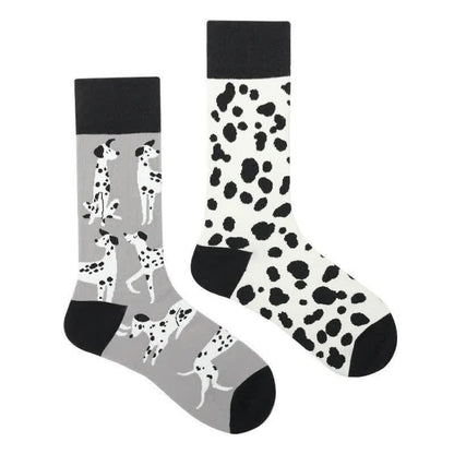 Chaussettes à motif dalmatien - image 1