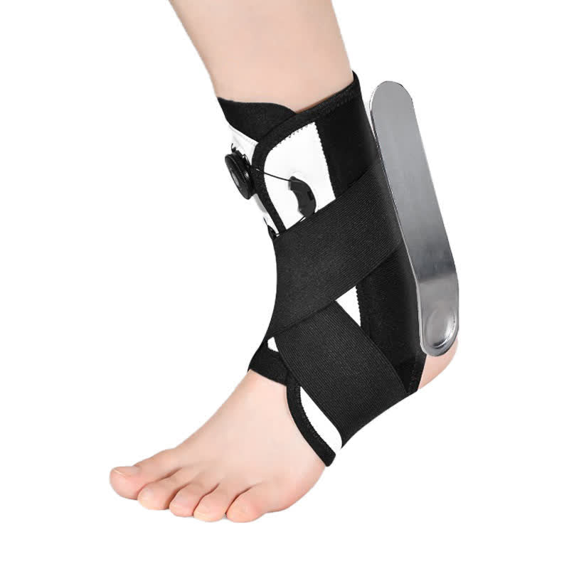 Plaque de support de pied en aluminium, orthèse de cheville de protection - Gris - M - image 1