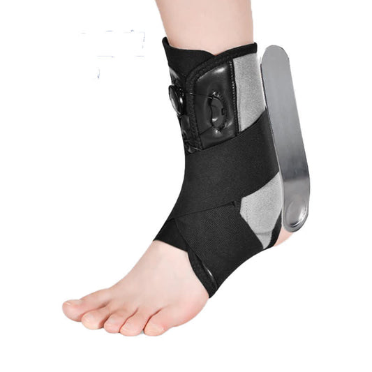 Plaque de support de pied en aluminium, orthèse de cheville de protection - Noir - M - image 0