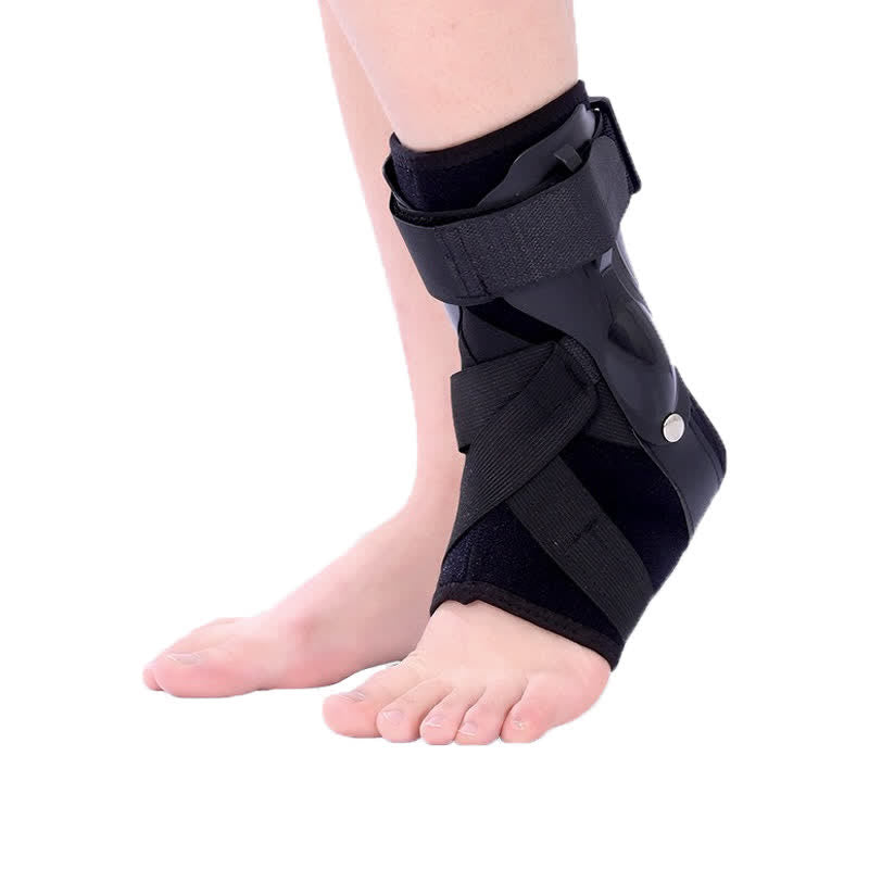 Orthèse de cheville de protection avec coussin gonflable pour le pied - Noir - Gauche - XL - image 0