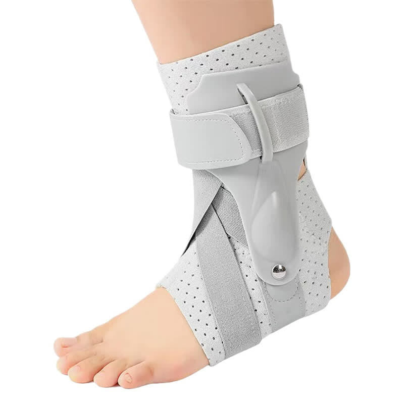 Attelle de cheville de protection et de soutien du pied réglable - Gris - XL - image 1