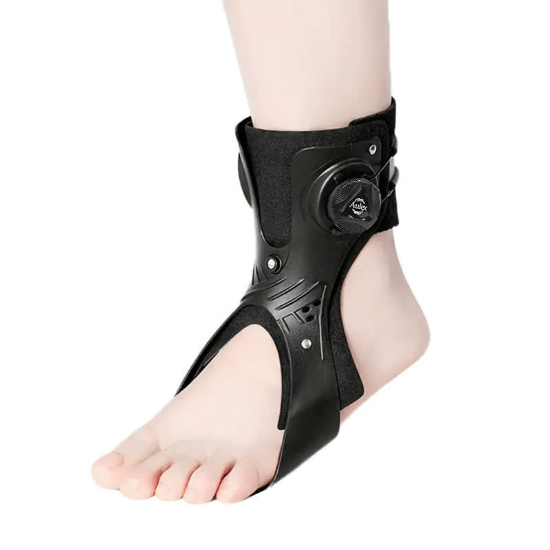 Support de pied à airbag portable, orthèse de cheville de protection - Noir - Gauche - XL - image 1