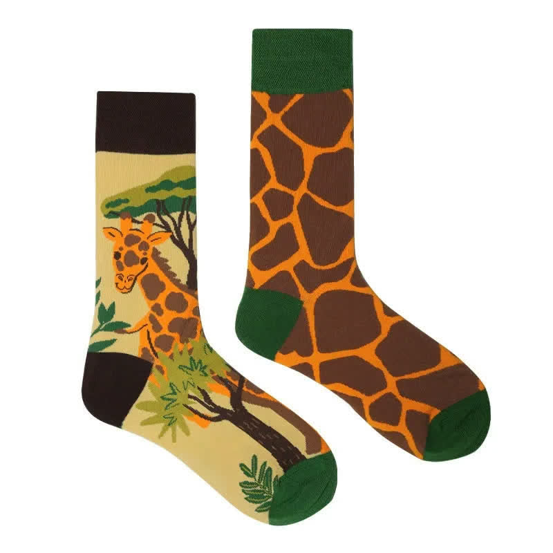 Chaussettes à motif girafe - image 1