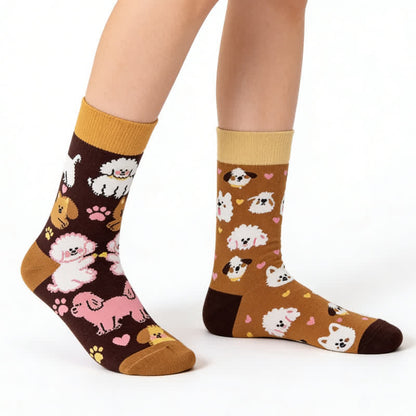 Chaussettes mignonnes pour chiens - Café - EU36-43(US3-9) - image 0