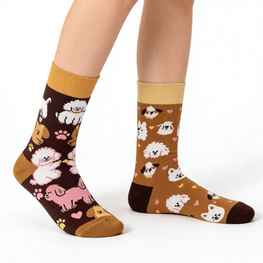 Chaussettes mignonnes pour chiens - Café - EU36-43(US3-9) - image 0