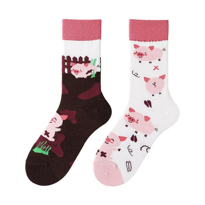Chaussettes mignonnes en forme de cochon - image 1