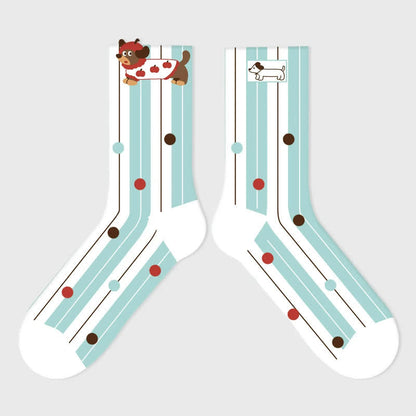 Chaussettes courtes mignonnes à motif panda (3 paires) - image 4