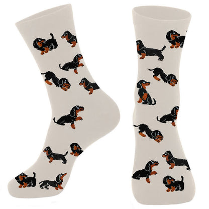Chaussettes mignonnes et colorées pour chiens (4 paires) - image 3