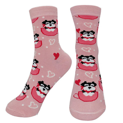 Chaussettes mignonnes et colorées pour chiens (4 paires) - image 4
