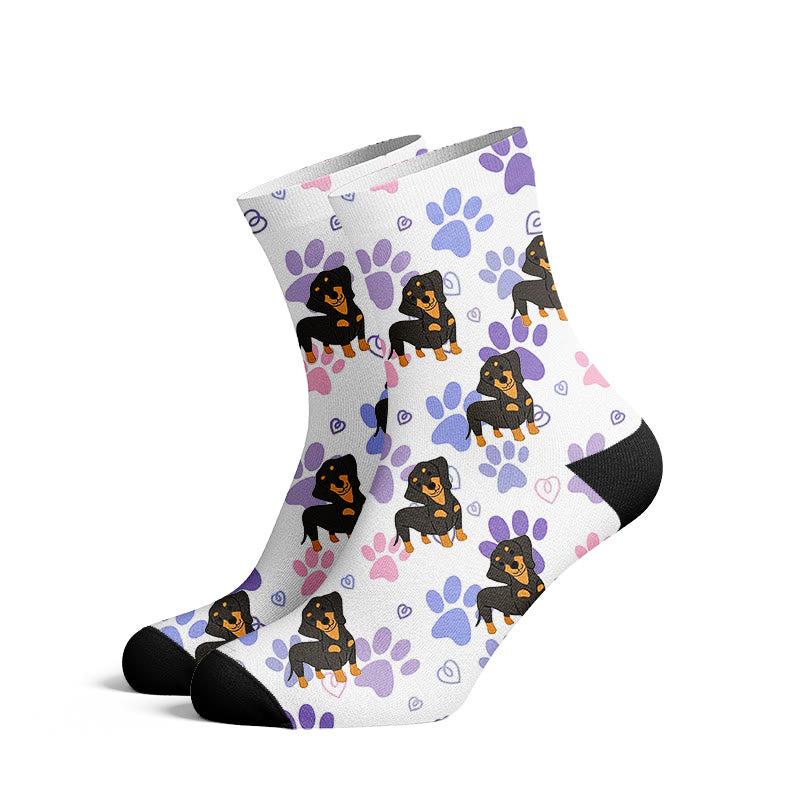 Chaussettes personnalisées avec des têtes d'animaux - Échantillon - EU37-44(US4-10) - image 2