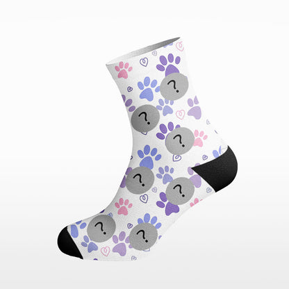 Chaussettes personnalisées avec des têtes d'animaux - image 3