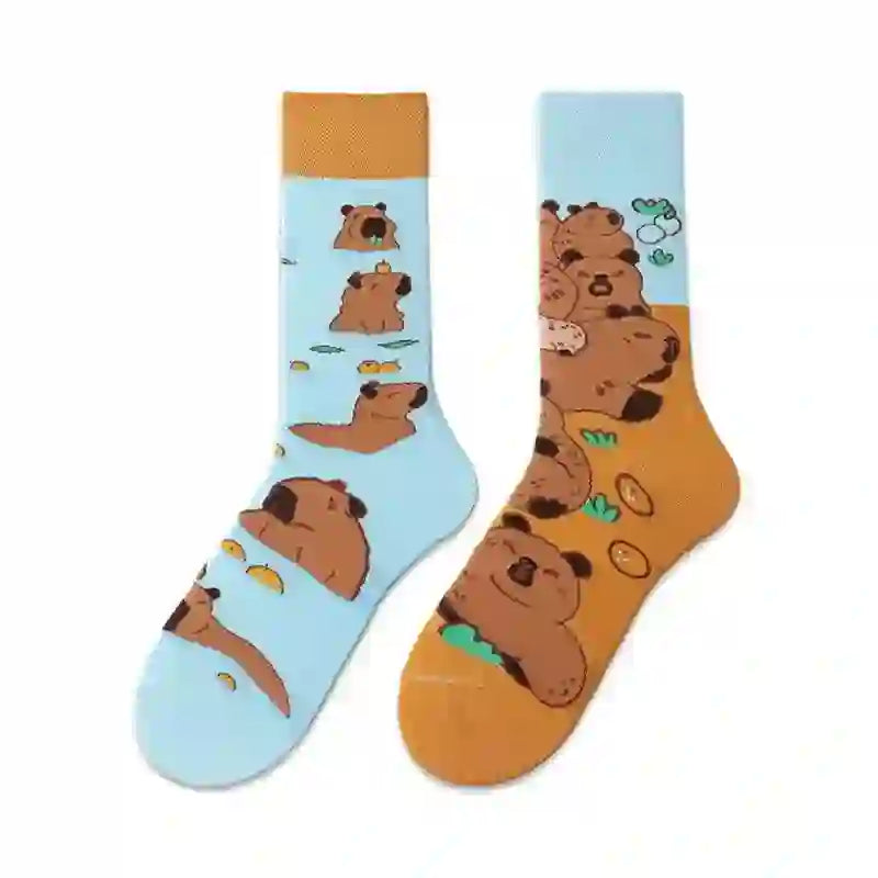 Chaussettes courtes Kapibala mignonnes - image 1