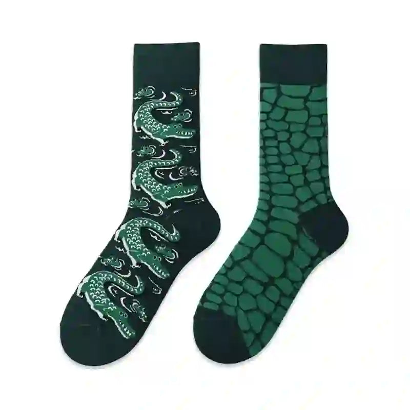 Chaussettes courtes crocodile dessin animé - image 1